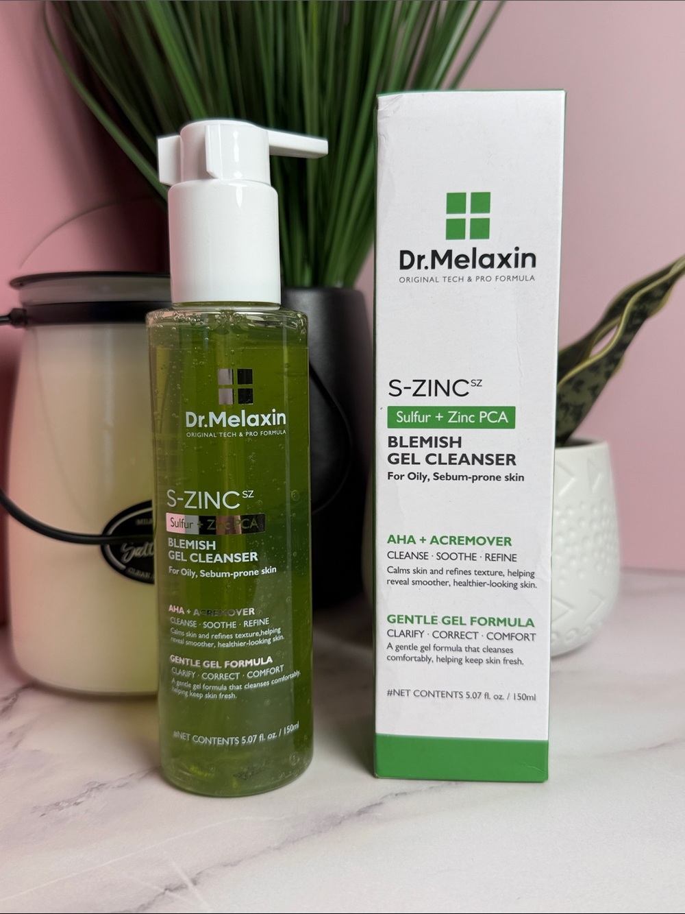 S-Zinc Green Blemish Gel Cleanser for Oily Skin